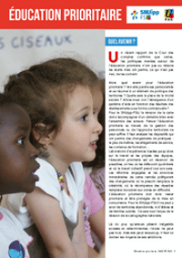 L’éducation prioritaire : dossier