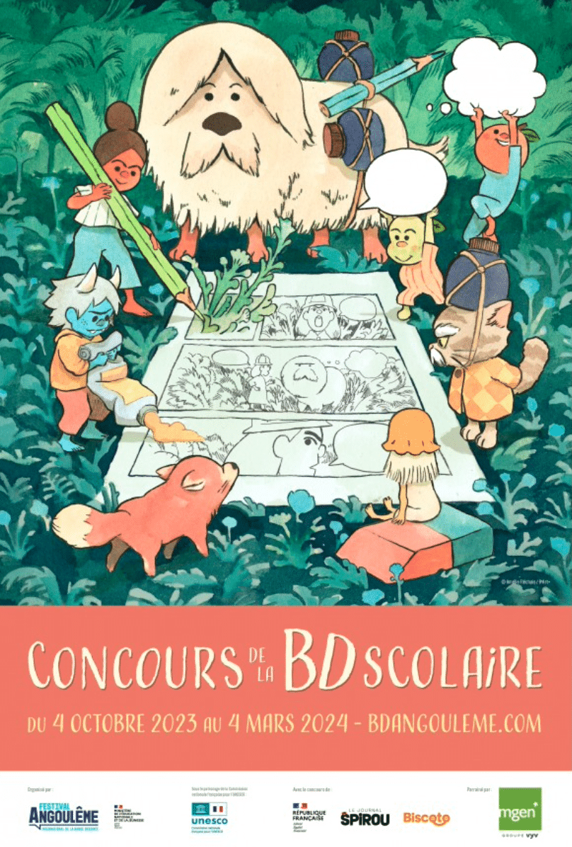 Une image contenant texte, Dessin animé, illustration, affiche Description générée automatiquement